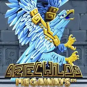 Aztec Wilds Megaways logo by Iron Dog Studio Cleobetra Casino