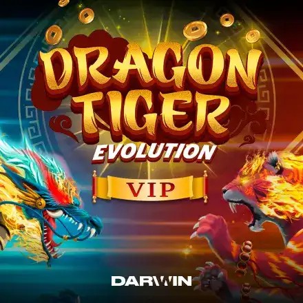 Dragon Tiger Evolution VIP casino game by Darwin Gaming – featured logo at Cleobetra Casino
