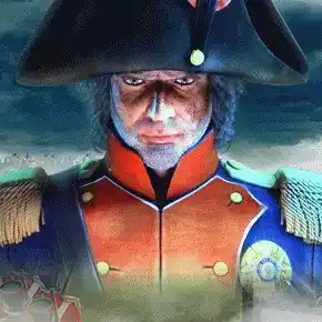 Napoleon Megaways online game logo by Blueprint Gaming on cleobetra-casino.it